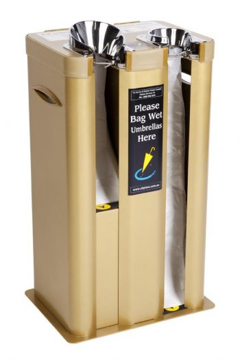 Wet Umbrella Bagging Machine, Dual Chute, P/Steel – Gold