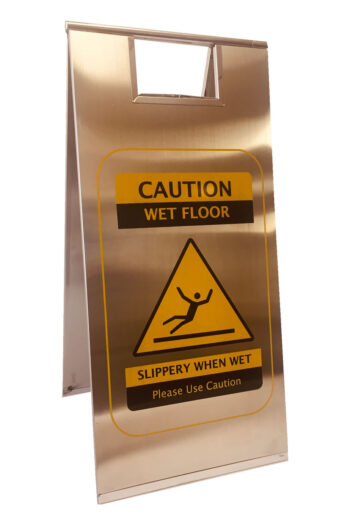 Wet Floor Sign – Stainless Steel