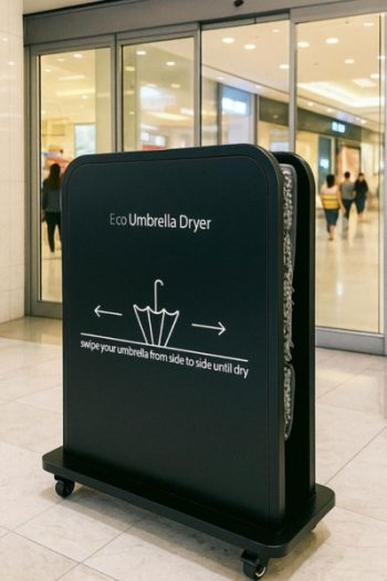 Umbrella Dryer – Eco Wet Umbrella Dryer Slimline Half