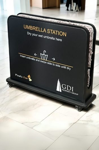Umbrella Dryer – Eco Slimline Large Umbrella Dryer With Branding