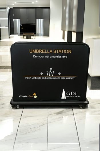 Umbrella Dryer – Eco Slimline Large Umbrella Dryer With Branding
