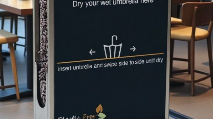 wet umbrella dryer slimline