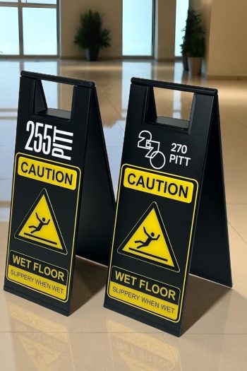 Wet Floor Sign – Black