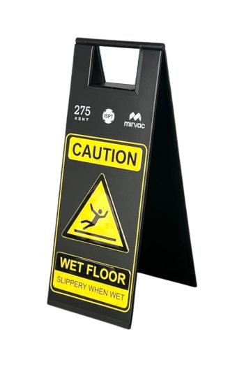 Wet Floor Sign – Black